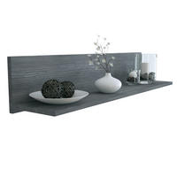 WANDREGAL Skadu Avola-Anthrazit - Anthrazit/Hellgrau, Holzwerkstoff (97.5/18.5/18.5cm) - Vladon