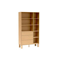 STANDREGAL Sanden Eiche, mit Schubladen - Eichefarben, Holzwerkstoff (110/197/41cm) - Bettso