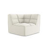 SOFAELEMENT Samt Stoff Beige - Beige/Creme, Kunststoff/Textil (98/75/98cm) - Makamii