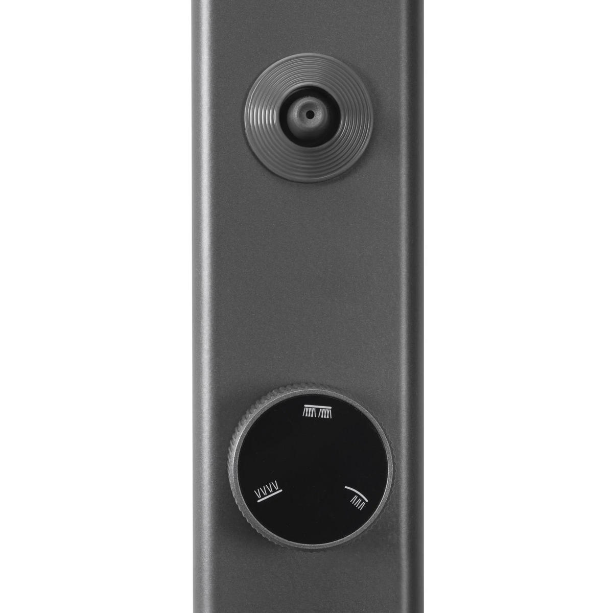 DUSCHGARNITUR Rea Karl Titanium - Titanfarben, Metall (33.5/175/10.5cm) - REA