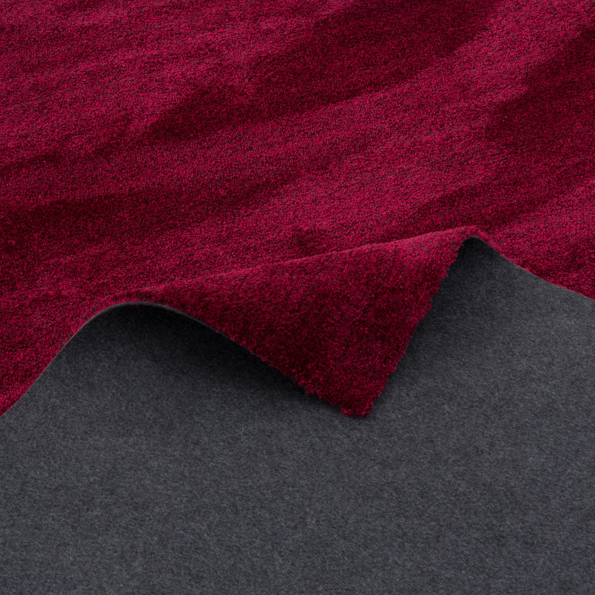 SUPER SOFT HOCHFLORTEPPICH LIVORNO - Weinrot, Textil (80/240cm) - Snapstyle