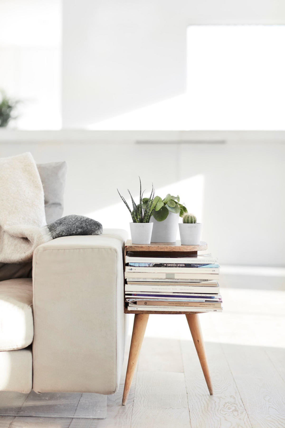 BLUMENTOPF Amsterdam46211cm Weiß - Weiß, Kunststoff (8/7cm) - Ecopots