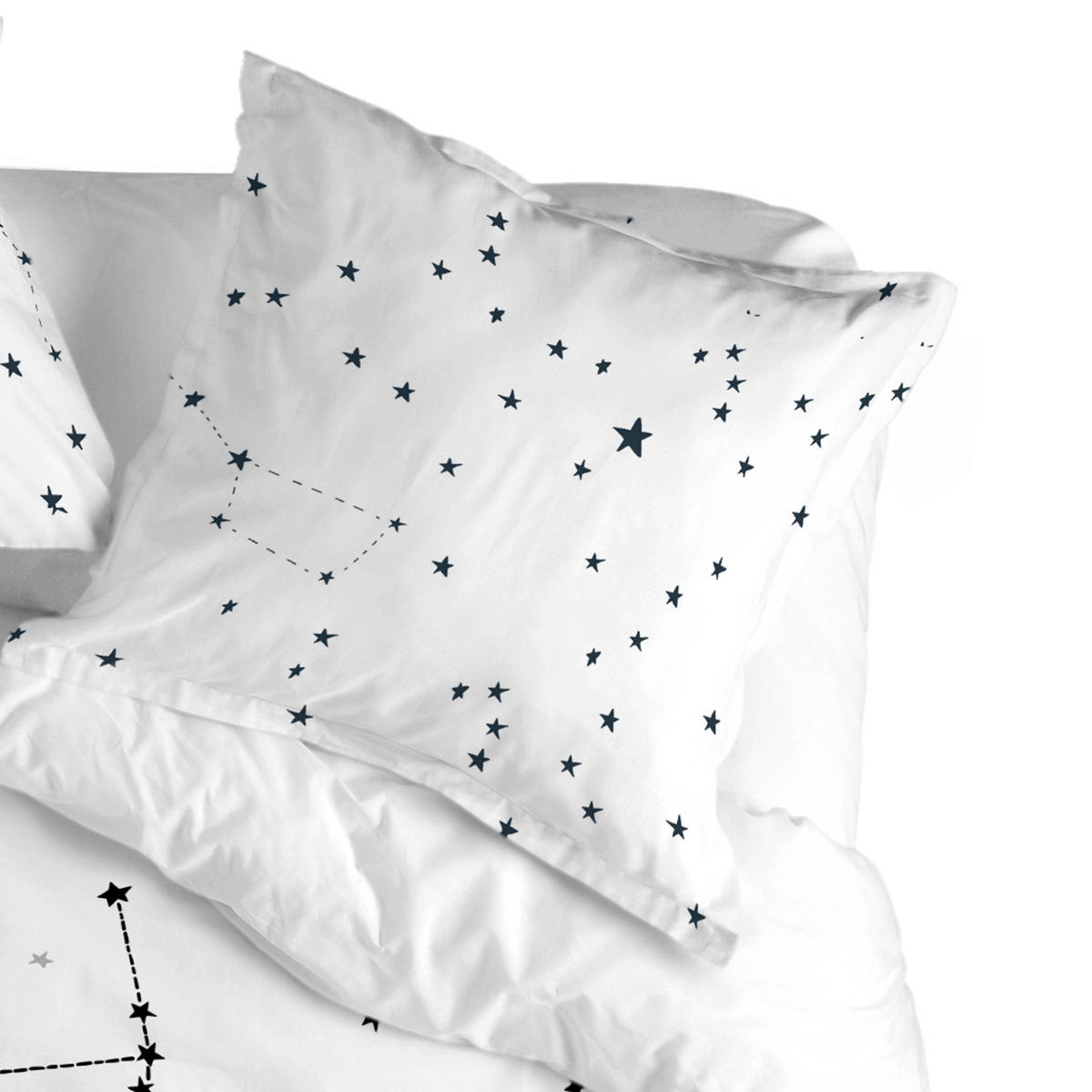 KISSENBEZUG constellation 50x75 cm (x2) mehrfarbig - Multicolor, Textil (50/75cm) - Happy Friday