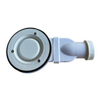 SIPHON für Einbauduschtassen aus Harz - MIRNOSA, LYROSA und SYFORSA - Weiß, Kunststoff (22/4/12cm) - Vente-Unique