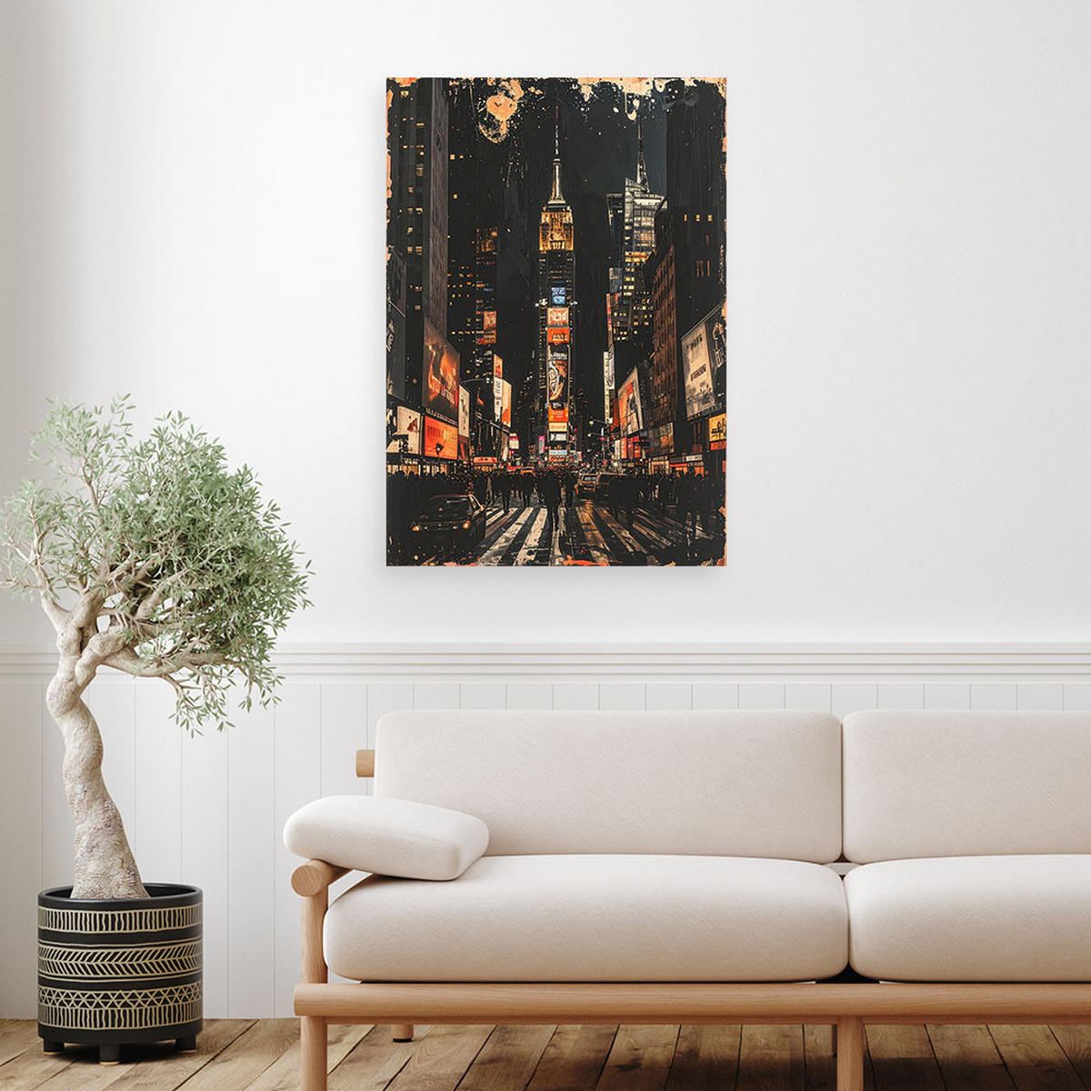 LEINWANDBILD Städte & Architektur 30x45cm - Schwarz, Textil (30/45cm) - Feeby