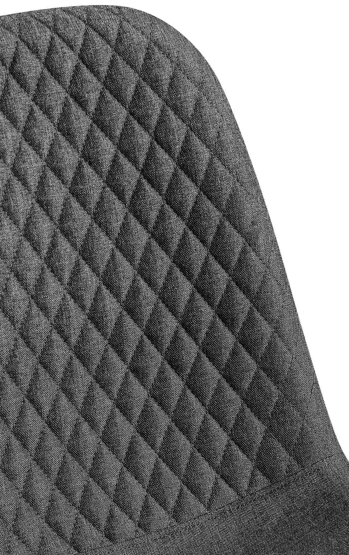 STUHL Stoff Dunkelgrau - Dunkelgrau/Schwarz, Textil/Metall (44/88/54cm) - CLP
