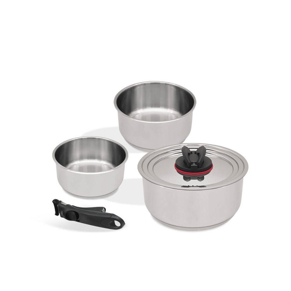 TOPF Silber 45/21/21 cm MR35315 - Silberfarben, Metall (45cm) - Maestro 