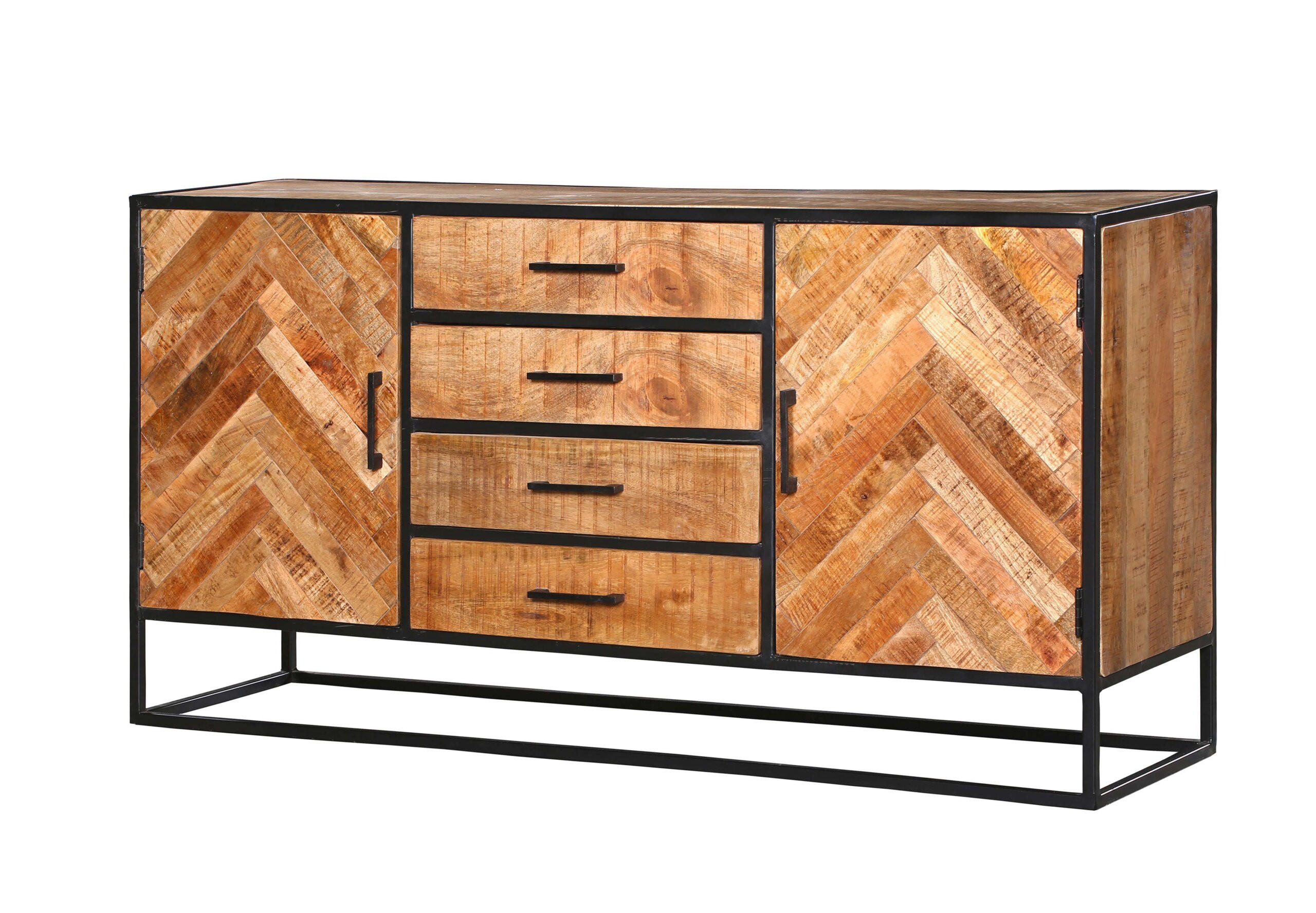 SIDEBOARD Arlington Braun 45/165/85 cm - Braun, Holz (165/85/45cm) - Starfurn