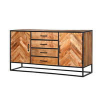 SIDEBOARD Arlington Braun 45/165/85 cm - Braun, Holz (165/85/45cm) - Starfurn