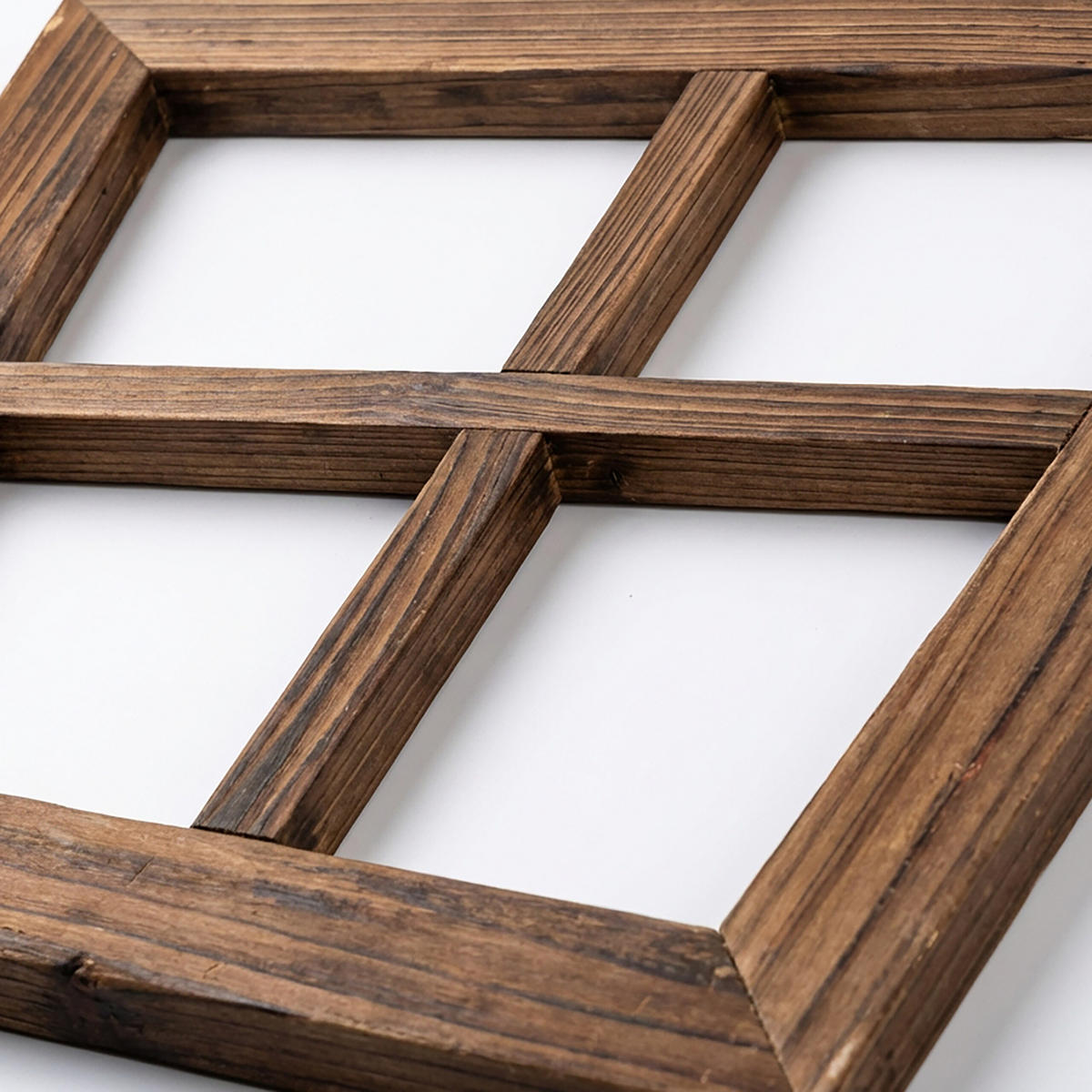 2XDEKORAČNÉ rámy - hnedá, drevo (28/40cm) - Relaxdays
