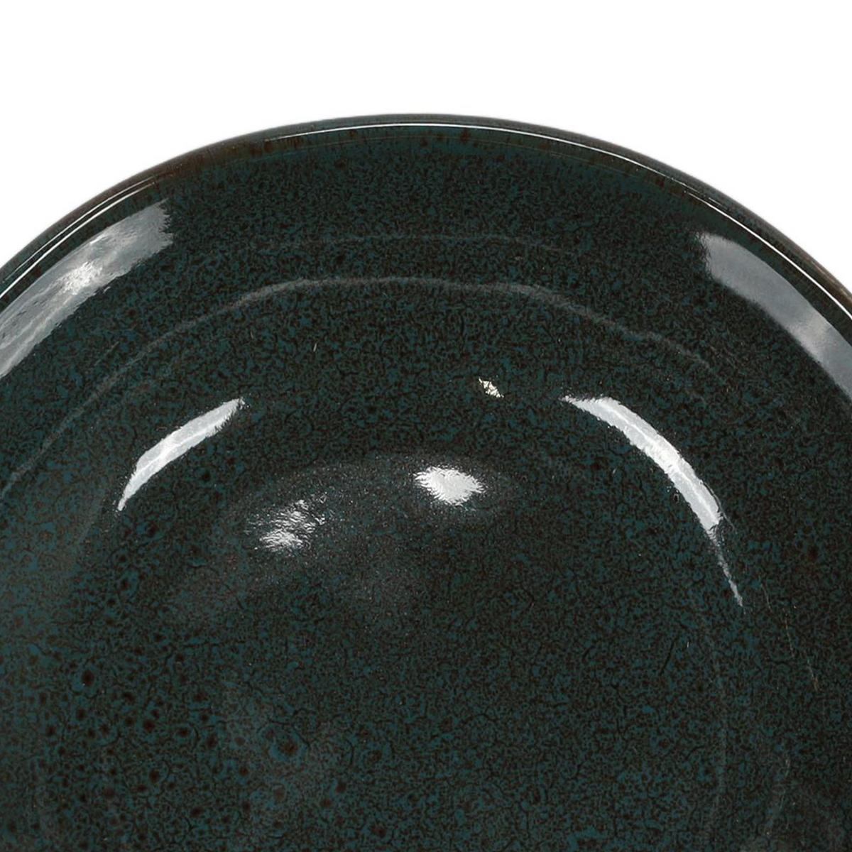 SUPPENTELLER Jade Schwarz 18,7/18,7/5,2 cm - Schwarz, Keramik (19cm) - Secret de Gourmet