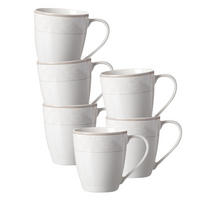 HENKELBECHER Isabella beige 350 ml 6er Set - Beige, Keramik (0.35L) - Ritzenhoff Breker