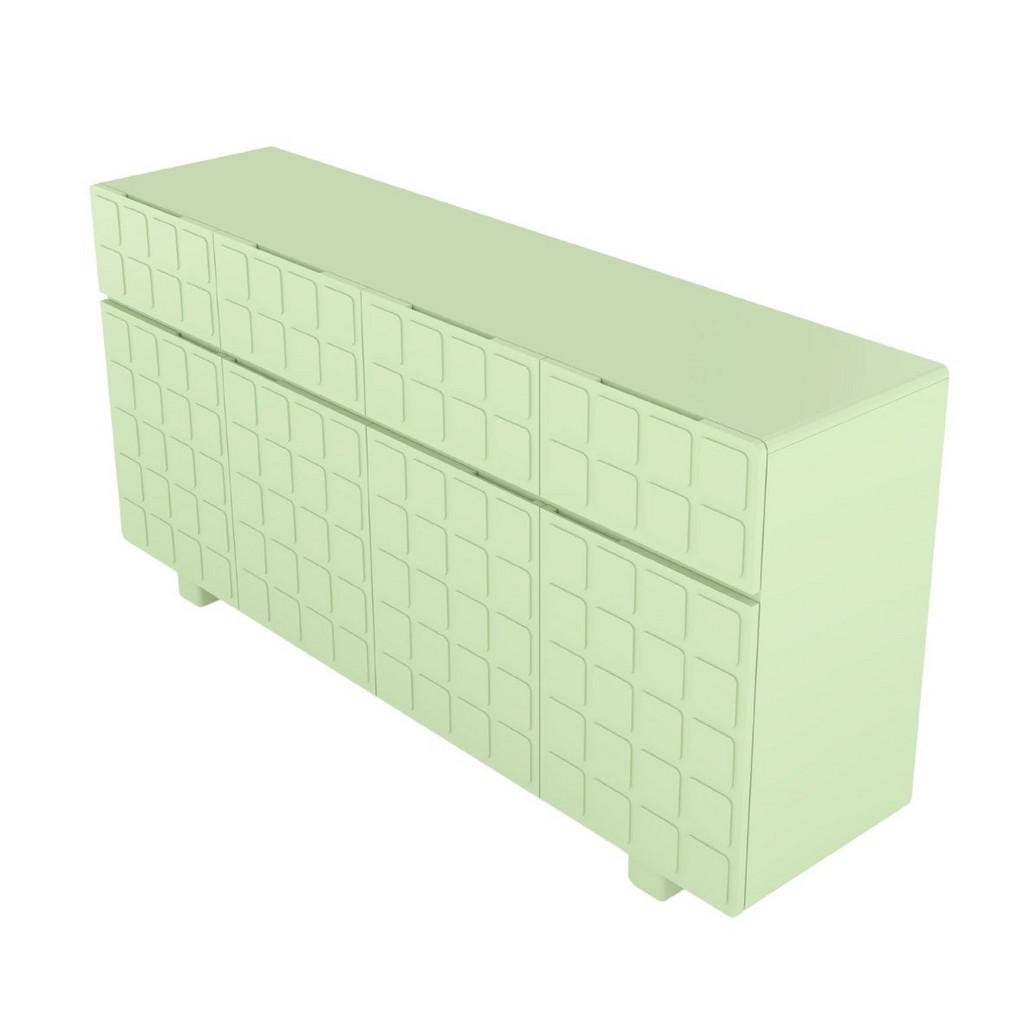 Thumbnail - Skandica Sideboard, Pastellgrün, Holzwerkstoff, Rechteckig, 168.9x83.8x41.8 cm, Wohnzimmer, Kommoden & Sideboards, Sideb...