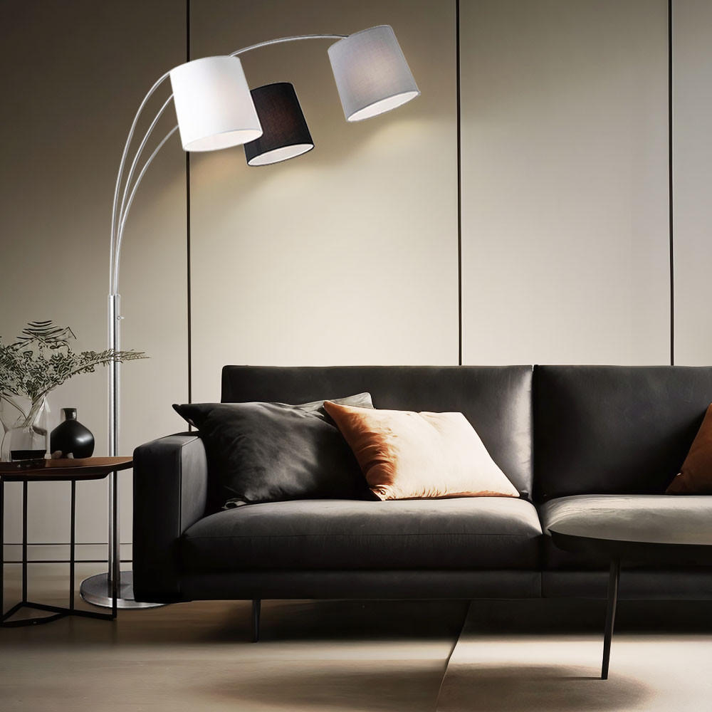 Thumbnail - Led, Silber, Textil, F, 70x190x100 cm, Lampen & Leuchten, Innenbeleuchtung, Stehlampen, Stehlampen