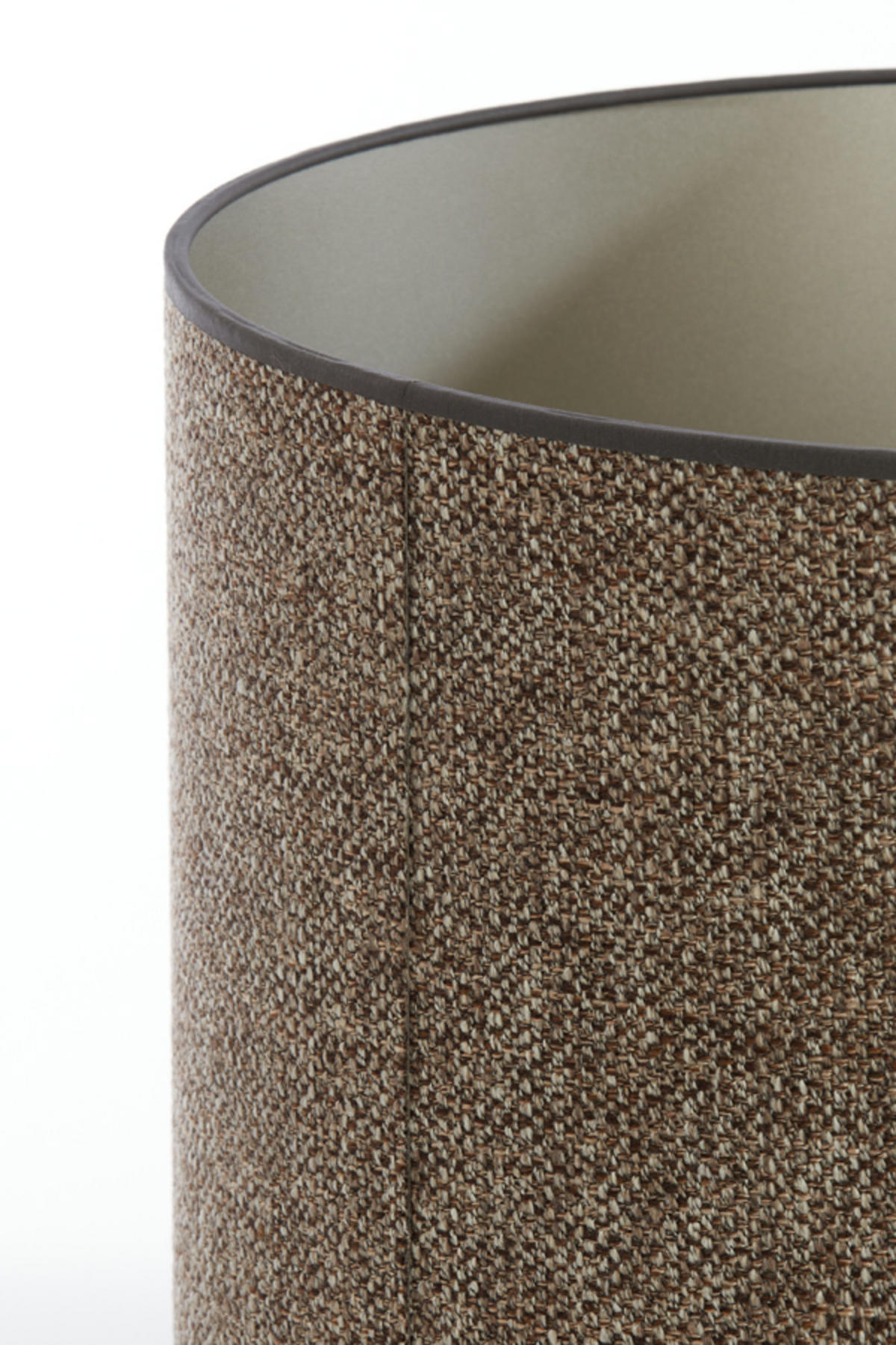 LAMPENSCHIRM Saverna Braun Ø50/38 cm - Braun, Textil (50/50/38cm) - Light & Living