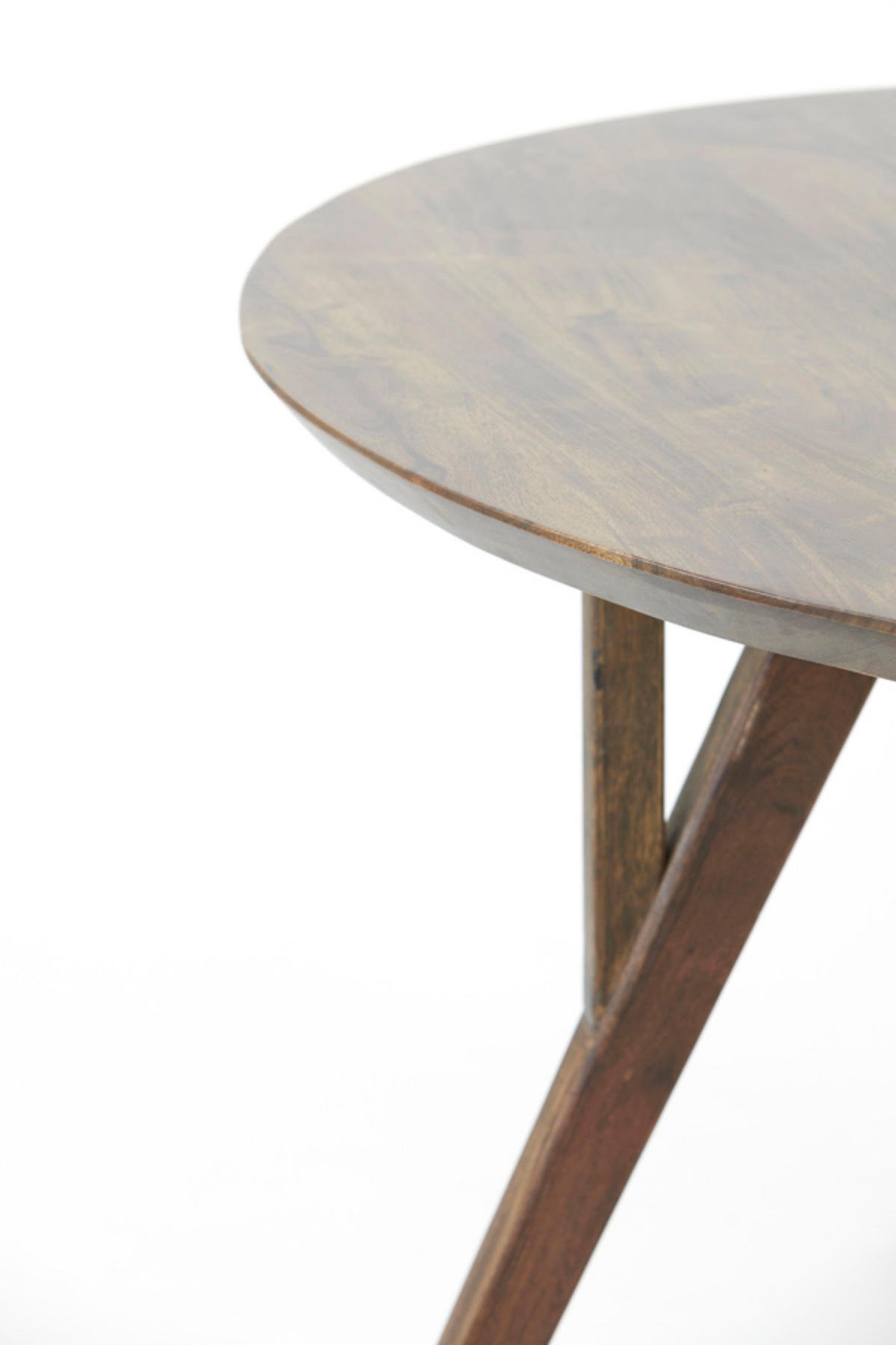 ESSTISCH Quenza Braun Ø120/76 cm - Braun, Holz (120/120/76cm) - Light & Living