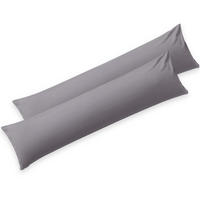 KISSENBEZUG Agneta 40/40 cm, 2er-Set, 100% Baumwolle, Grau - Grau, Textil (145/40cm) - Blumtal
