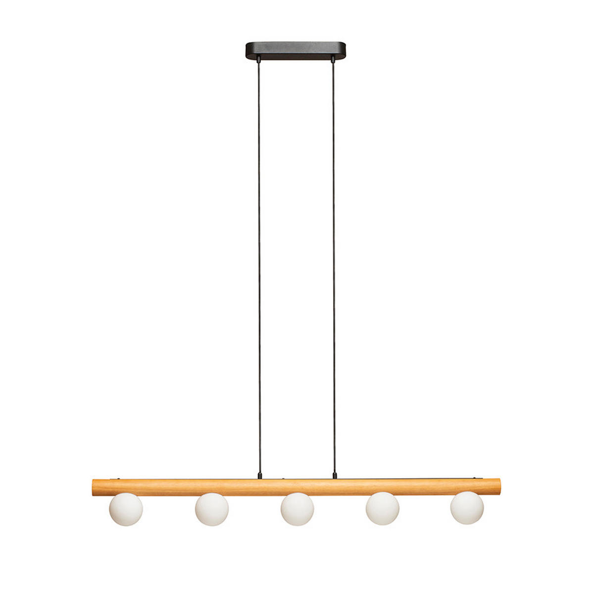 PENDELLEUCHTE NOCTIS Holz 35 W - Eichefarben, Metall (30/30/120cm) - Rendl