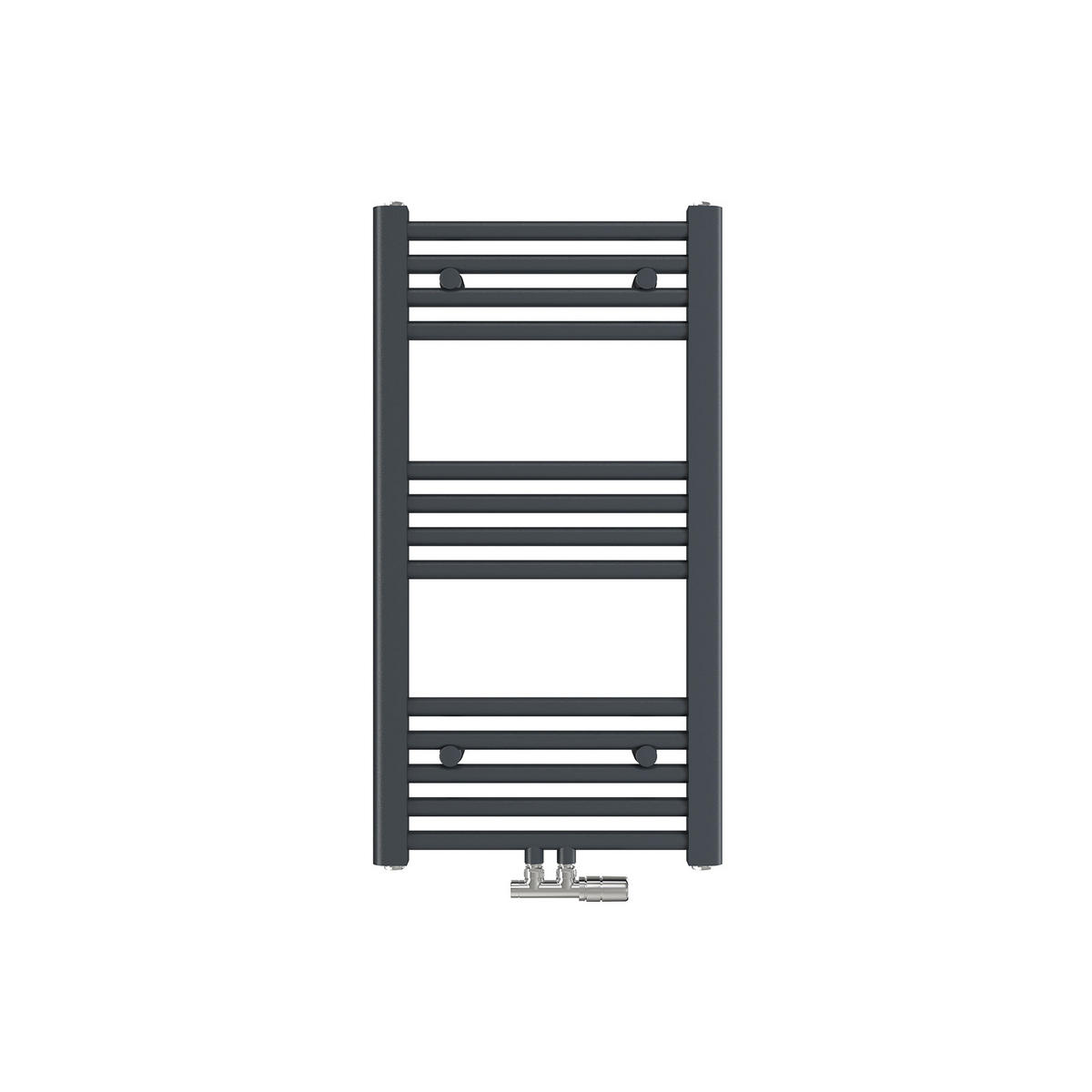 HEIZKÖRPER Handtuchheizkörper wasserführend Anthrazit 75/40/3 cm - Anthrazit, Metall (40/75/3cm) - EMKE