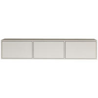 TV-LOWBOARD hängend, 3 Klappen, Weiß, 150 cm - Weiß, Holzwerkstoff (150.1/30/30cm) - Selsey