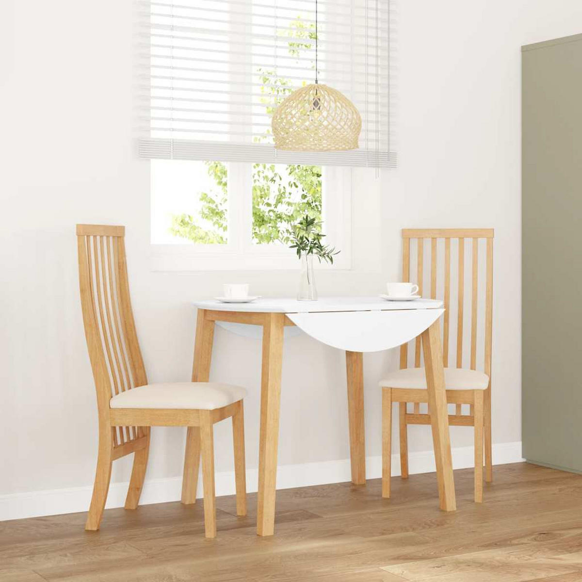 ESSZIMMERSTÜHLE mit Kissen 2 Stk. Massivholz Gummibaum 41*48.5*101cm - Braun, Holz (41/101/48.5cm) - ZMH