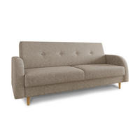 SCHLAFSOFA Kelso - Beige, Holz/Textil (215/89/89cm)