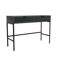KONSOLENTISCH mit Schubladen, Grün - Grün, Holzwerkstoff (110/41/78cm) - Idohome