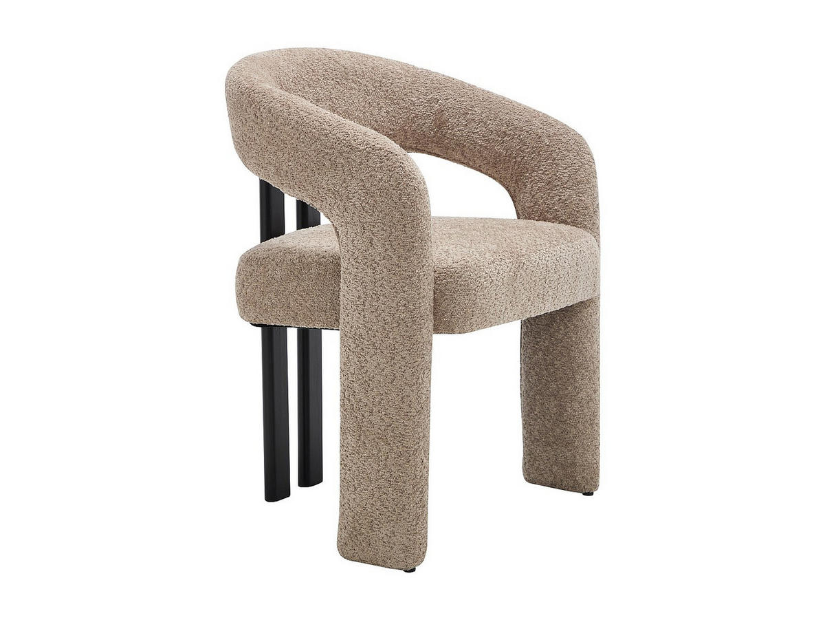 STUHL - 65 cm x 58 cm - holz - taupe Noreti - Taupe, Holz/Holzwerkstoff (65/79/58cm) - Vente-Unique