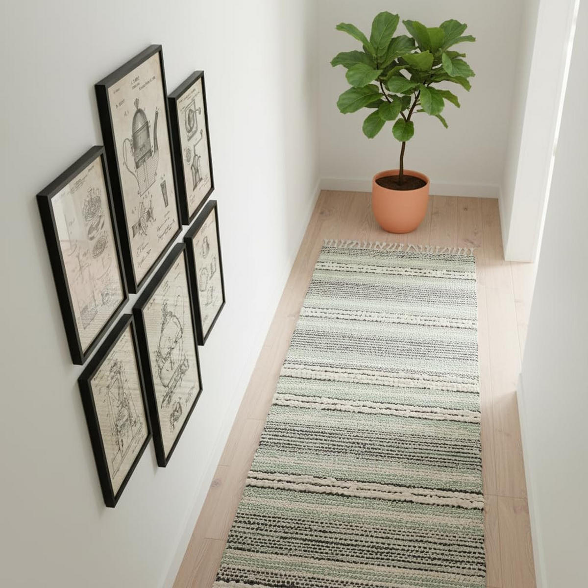 POSTER Set Mit 6 Plakaten Mit Kaffeemaschine Patenten Im Vintage Stil A3 & A4 Schwarzer Rahmen - Schwarz, Papier (29/3cm) - Nacnic