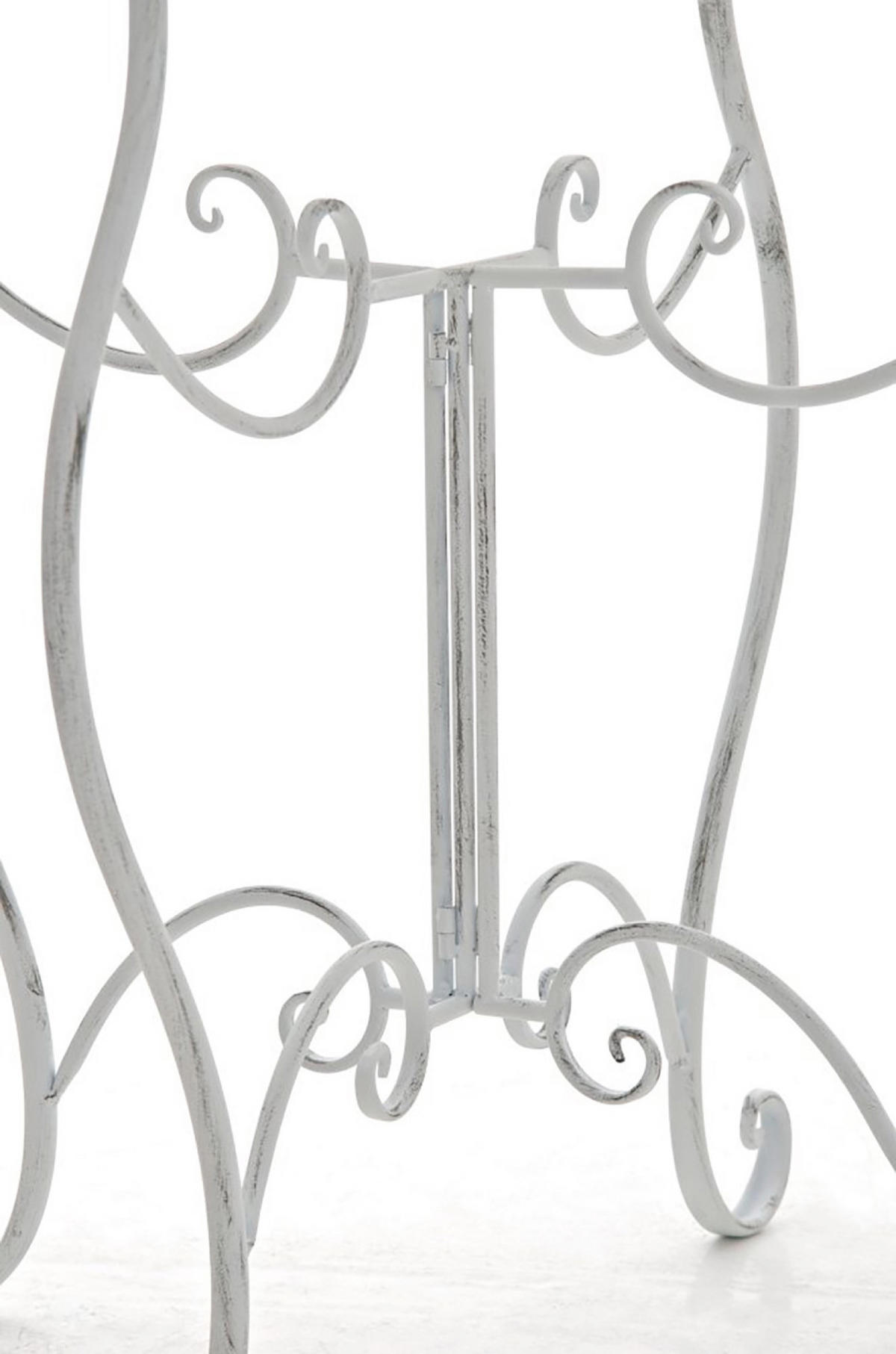 GARTENTISCH Indi antik weiß - Creme, Metall (72/70/70cm) - TPFGarden