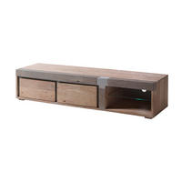 TV-BOARD Akazie 180x48x39 beige lackiert Amsterdam #101 - Beige, Holz (180/39/48cm) - Massivmoebel24