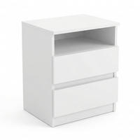 NACHTKOMMODE Auri 40/50/32 cm - Weiß, Holzwerkstoff (40/50/32cm) - EDAXO