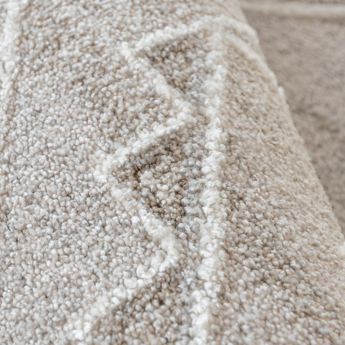 TEPPICH Beige Ethnisch, Geometrisch - Rechteckig Moderne - 250 x 350 cm - Beige/Cappuccino, Textil (250/350cm) - Mazovia