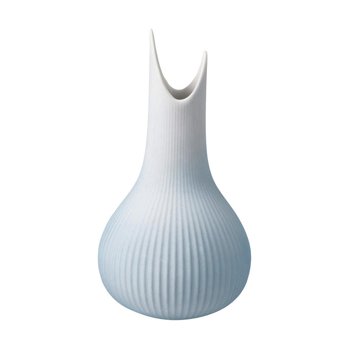 VASE Studio 8 Raindrop Ice blau 15 cm - Blau, Keramik (15cm) - Goebel