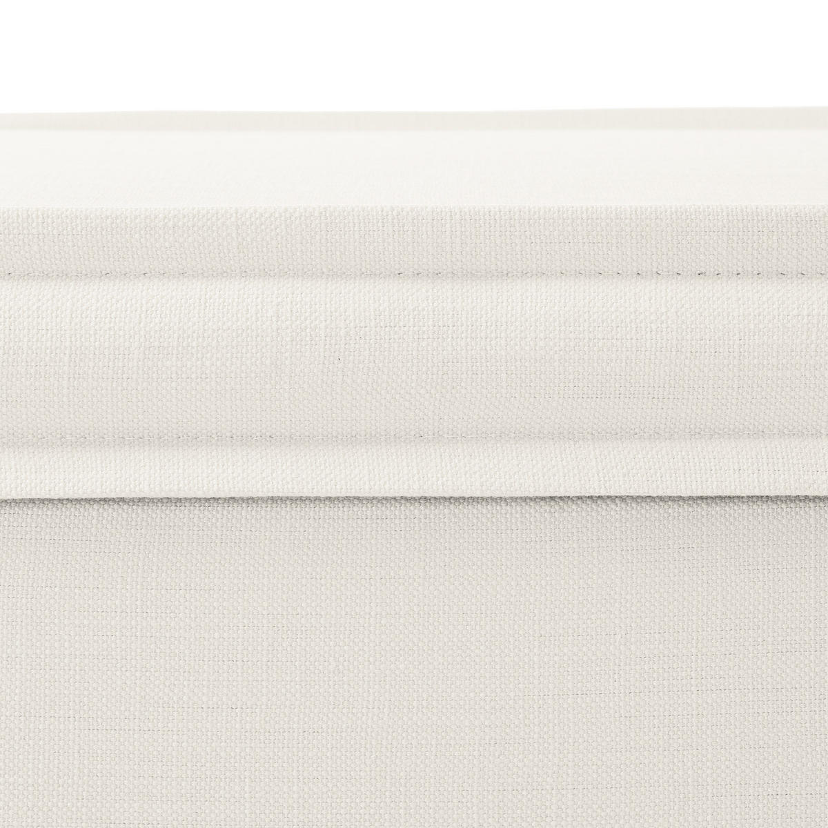 BETTTRUHE - Weicher Baumwollstoff - Weiß, Naturmaterialen (140/51/40cm) - home24