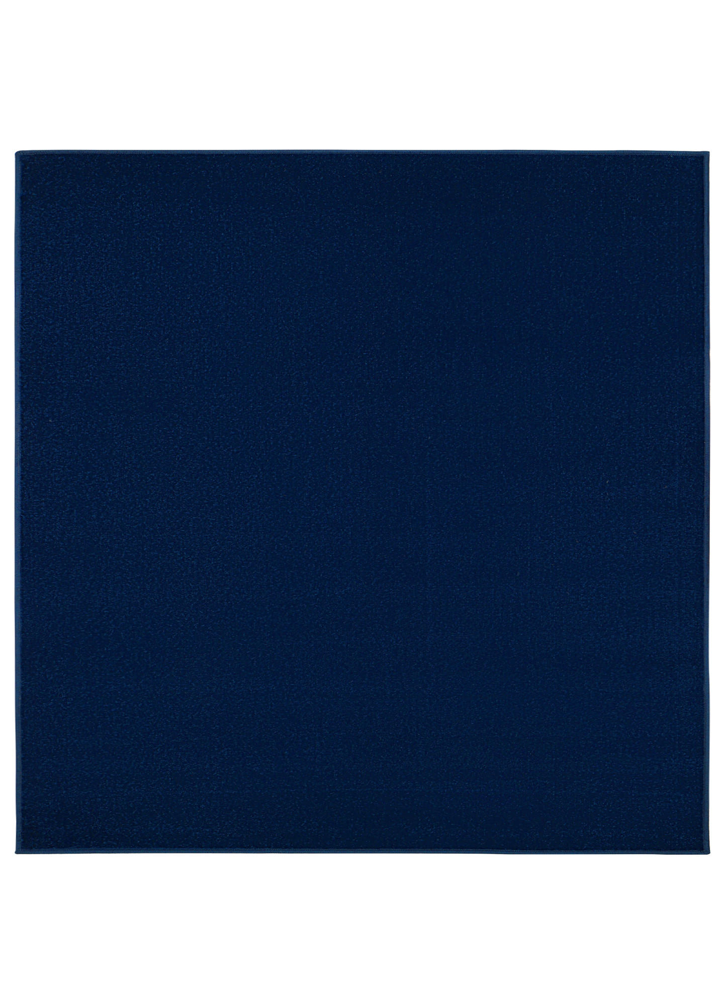 TEPPICH MONO SQUARE Dunkelblau 200/200 cm - Dunkelblau, Kunststoff (200/200cm) - Tapiso