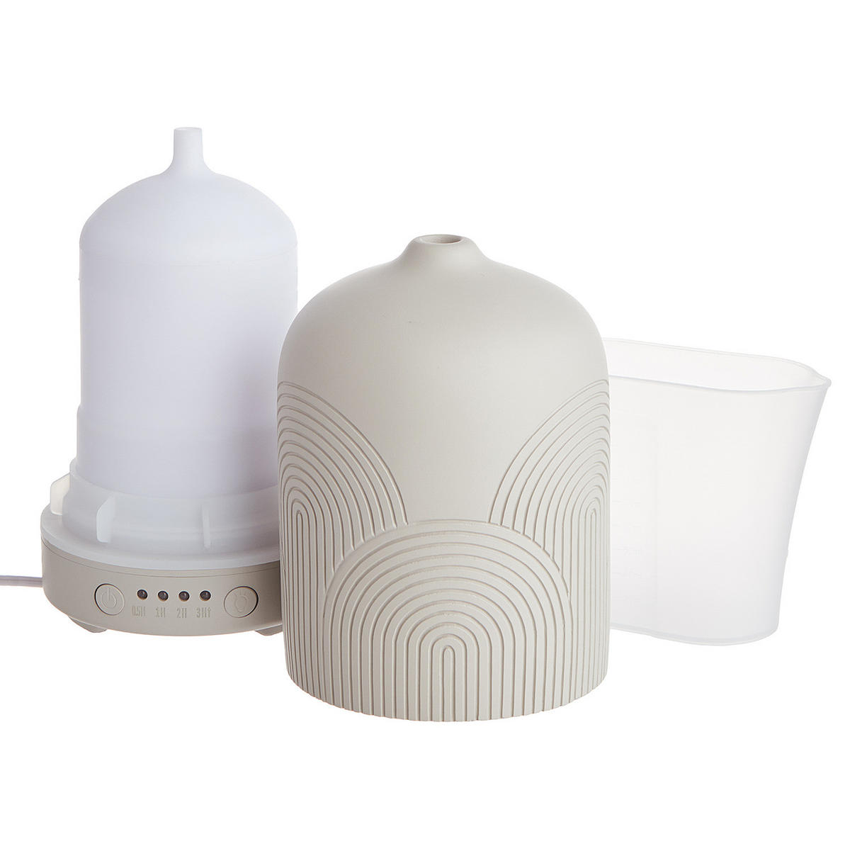 AROMA-DIFFUSER Cloud Nine - Grau, Kunststoff (9/16/9cm) - Butlers