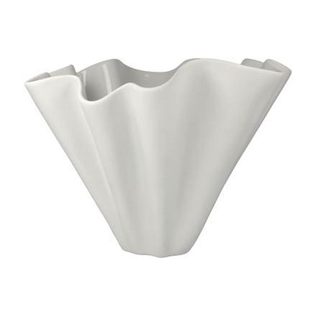 VASE Valentina, Biskuitporzellan, weiß, H 23 cm, 14005751 - Weiß, Keramik (25cm) - Goebel