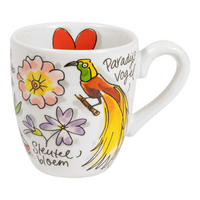 MINI-BECHER Paradiesvogel in Bunt - 200 ml - Multicolor, Keramik (0.2L) - Blond Amsterdam
