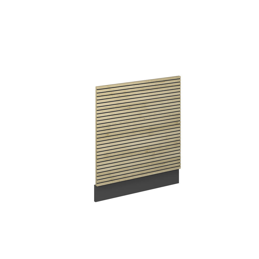 GESCHIRRSPÜLBLENDE Fame-Line Eiche Paneel - Hellbraun/Eichefarben, Holzwerkstoff (60/67.4/1.6cm) - Vicco