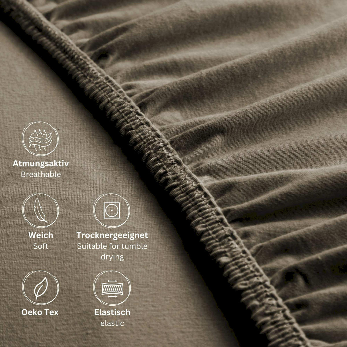 NAPÍNACIE prestieradlo FLAT - biela, textil (140/200cm) - Schöner Wohnen