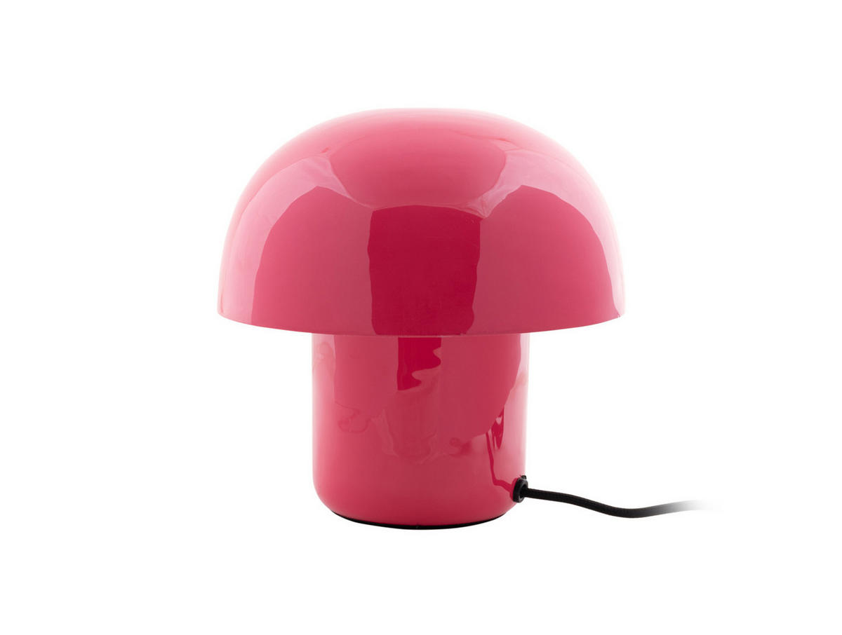 TISCHLAMPE Fat Mushroom 20/20/20 cm - Pink, Metall (20/20/20cm) - Leitmotiv