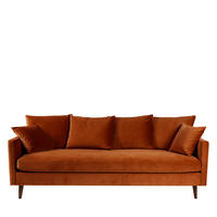 BETTSOFA - Rost - Rostfarben, Textil (233/86/95cm) - Drawer