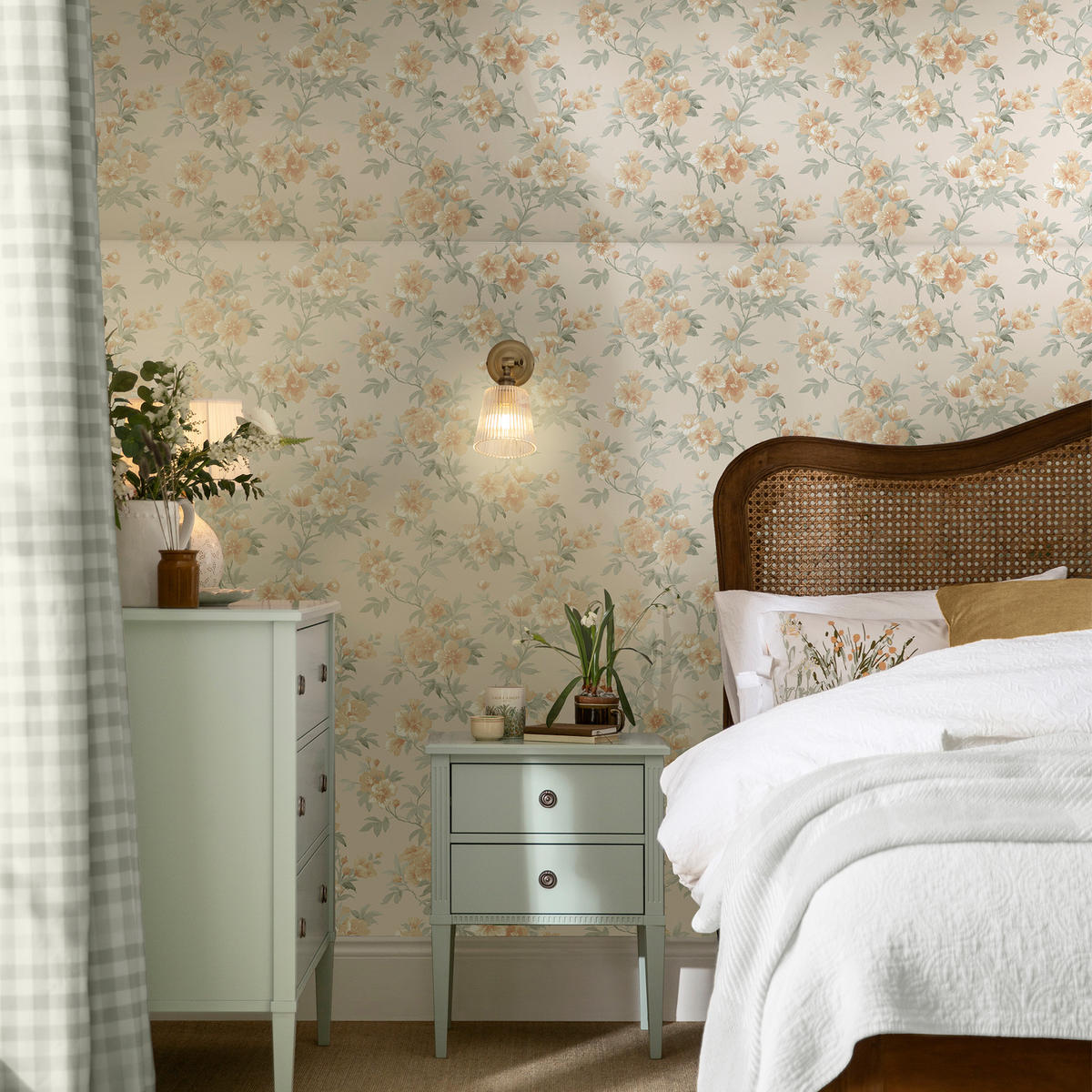 VLIESTAPETE Rosamund Orange - Orange, Papier/Kunststoff (52/1000cm) - LAURA ASHLEY