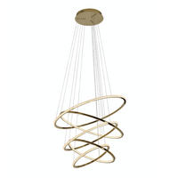 HÄNGELEUCHTE Tina, Gold / Messing, 80cm - Goldfarben, Metall (200/75/80cm) - KOSILUM