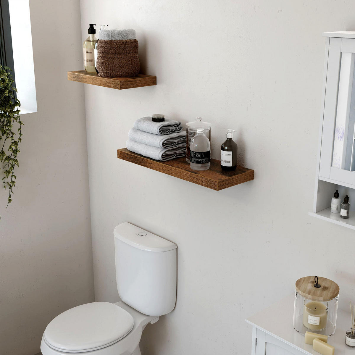 WANDREGAL WANDBOARD - Braun, Holzwerkstoff (20/4/80cm) - Hansiro