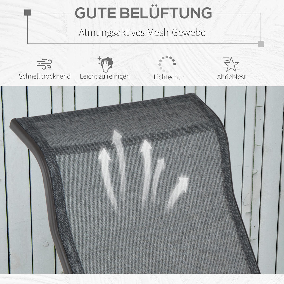 SCHAUKELSTUHL 60x75x104 cm Metall - Hellbraun, Metall (60/105/73cm) - LEBENLANG