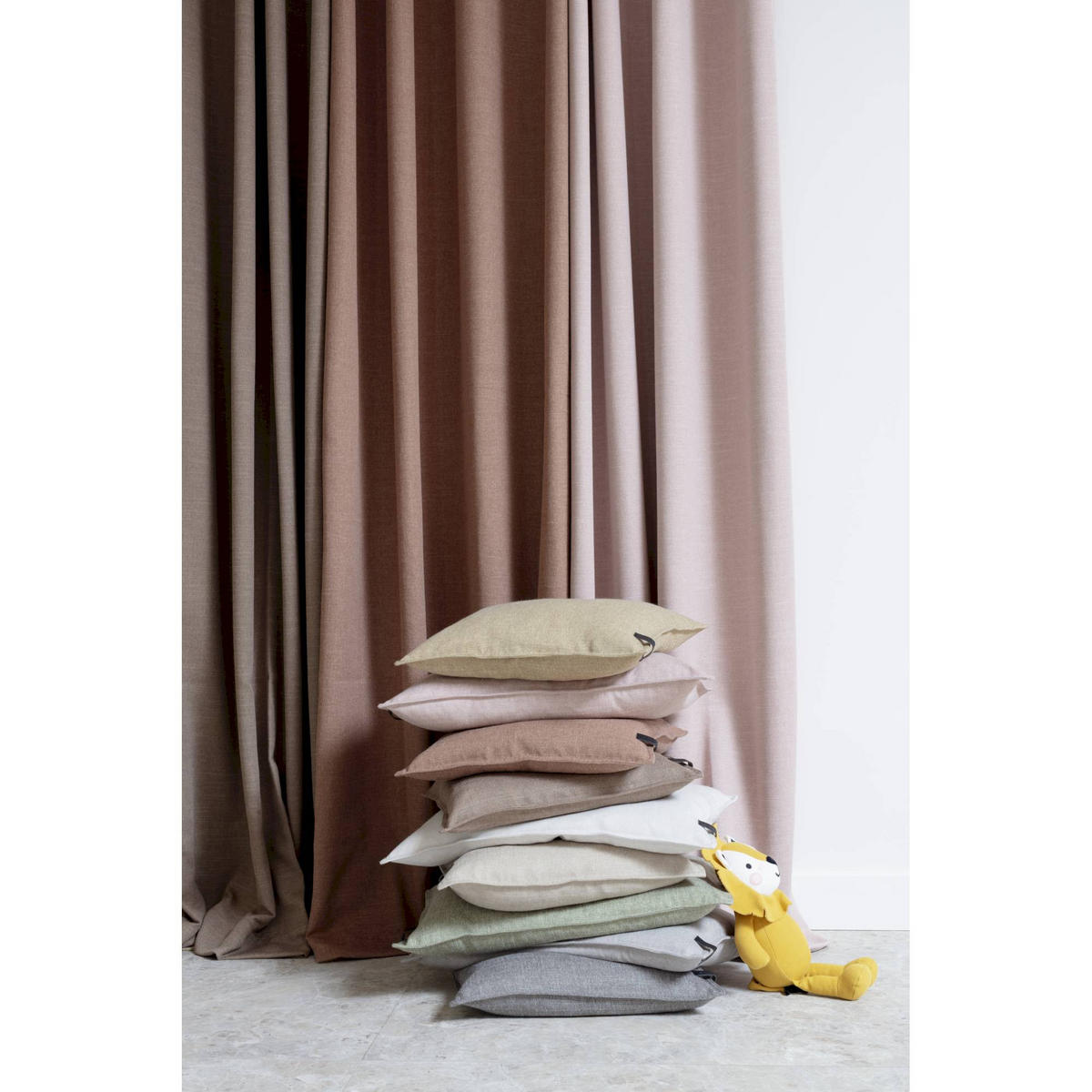 KISSENHÜLLE COST - Grau, Textil (60/40cm) - Schöner Wohnen