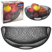 OBSTKORB Radka aus Metall Schwarzer - Schwarz, Metall (14cm) - Orion 