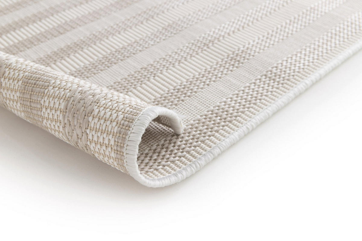 TEPPICH für Innen und Außen im Designstil beige - Beige, Textil (120/170cm) - AFK Living